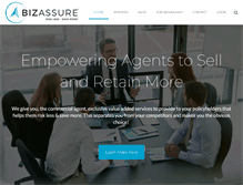 Tablet Screenshot of bizassure.com